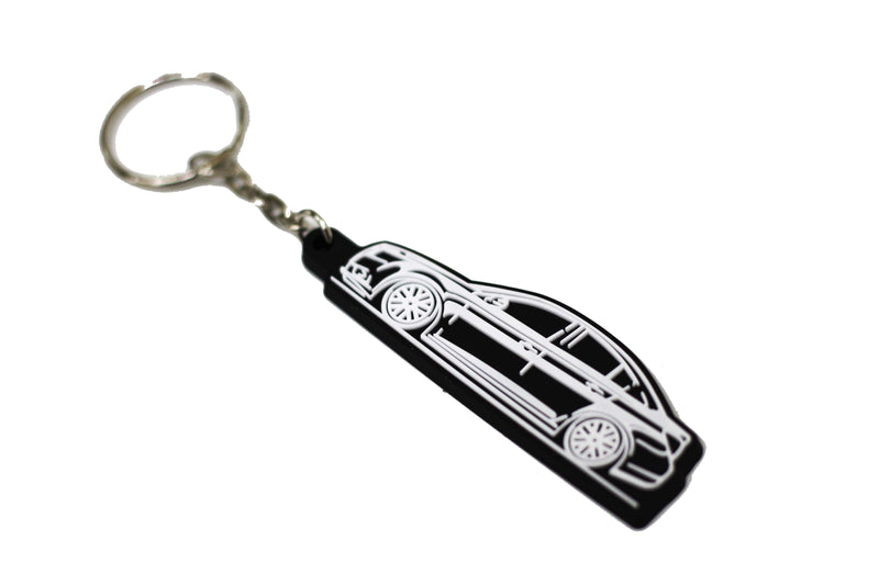 1st Gen Sedan Rubber Keychain