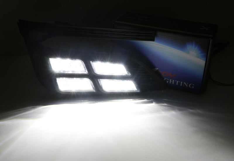 16-18 Chevrolet Cruze iJDMToy Xenon White LED Daytime Running Light/Fog Lamps