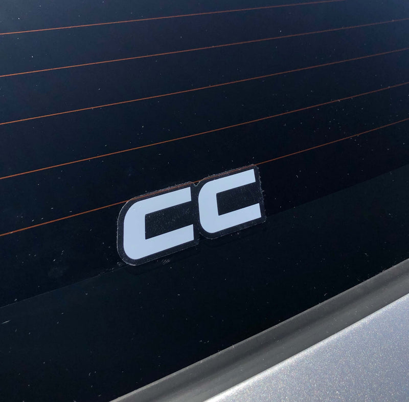 CC Logo Transparent Sticker