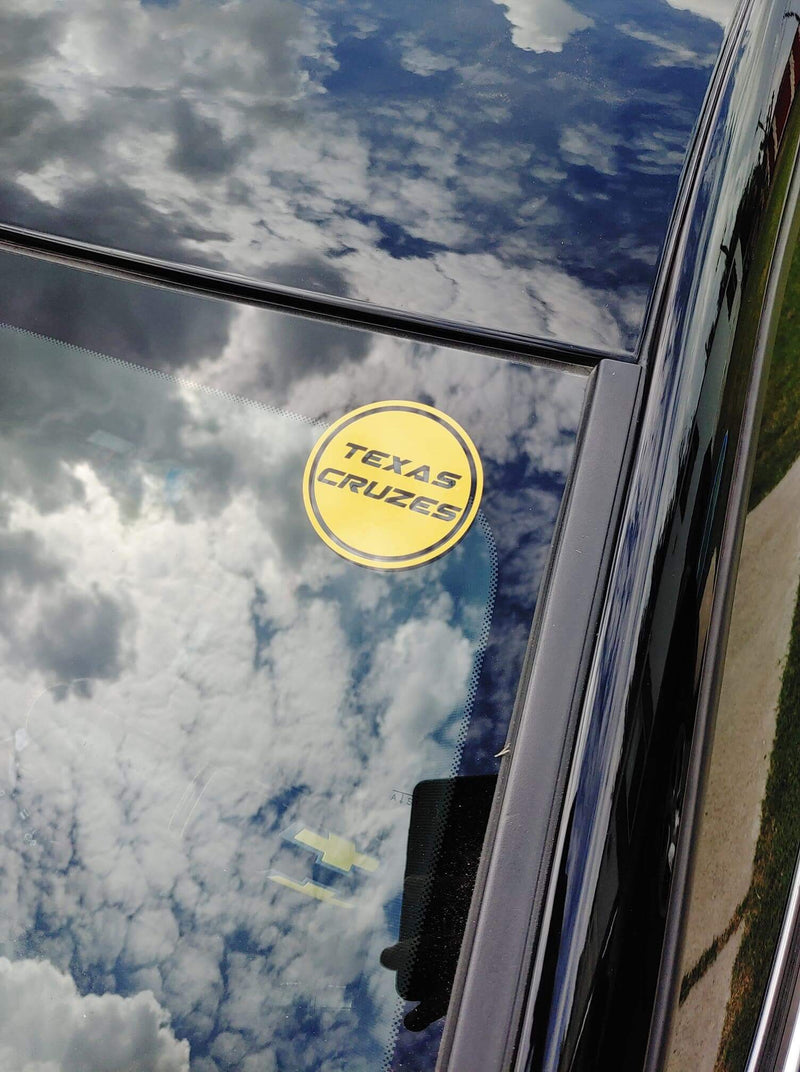Rep Your State Circle Logo Sticker